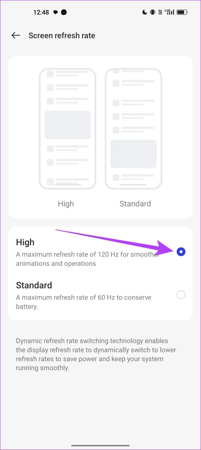 Hoe u een hoge vernieuwingsfrequentie kunt forceren op alle Android-apps zonder root