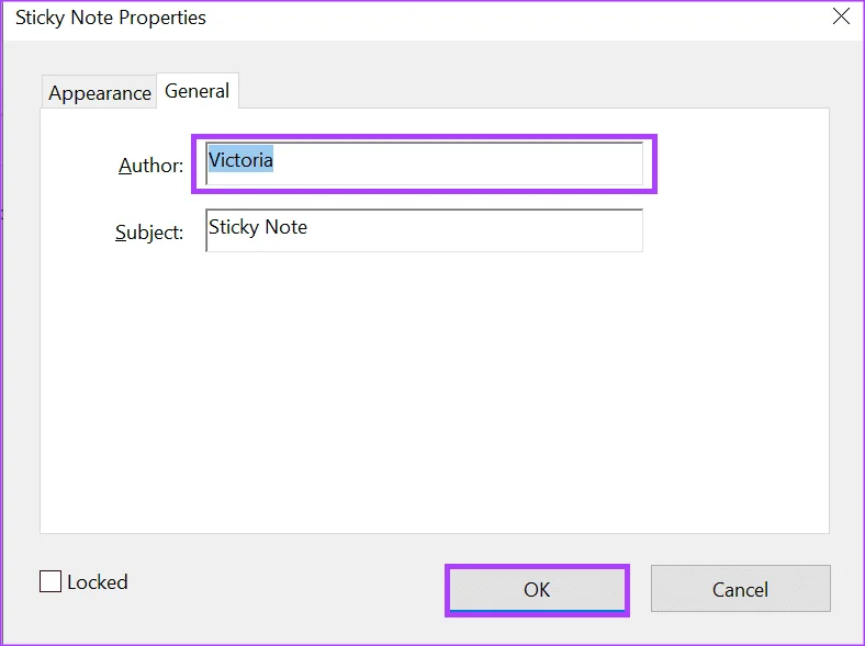 Come modificare il nome dell'autore per i commenti in Adobe Acrobat