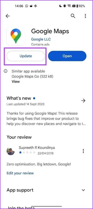 Hoe Google Maps te repareren die niet automatisch roteren op iPhone en Android