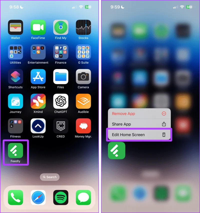 Hoe u apps op de iPhone verplaatst of herschikt