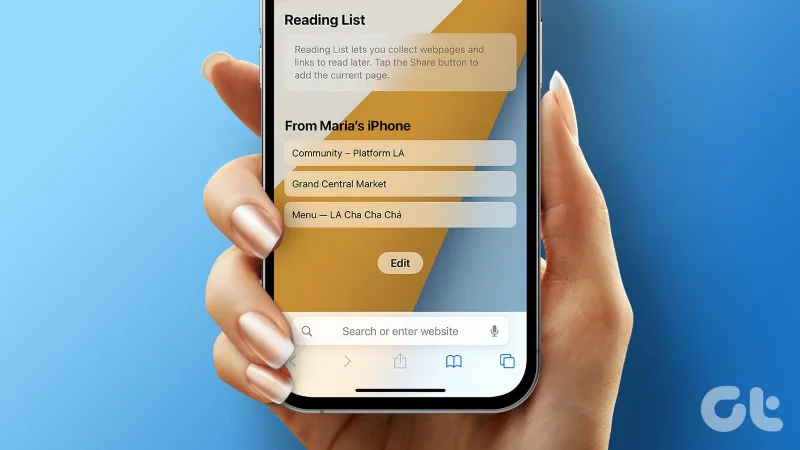 Safari-tabbladen bekijken vanaf een andere iPhone of iPad