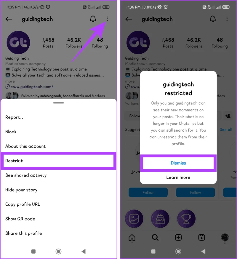 7 correzioni per "Impossibile contattare gli account disabilitati" su Instagram