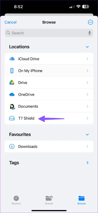 Top 9 manieren om te repareren dat externe schijven niet verschijnen op iPhone en iPad