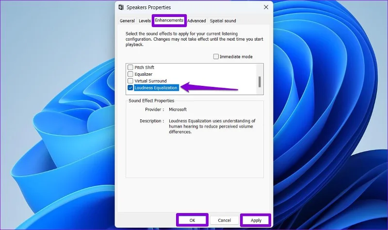أفضل 7 طرق لإصلاح انخفاض مستوى الصوت على نظام التشغيل Windows 11