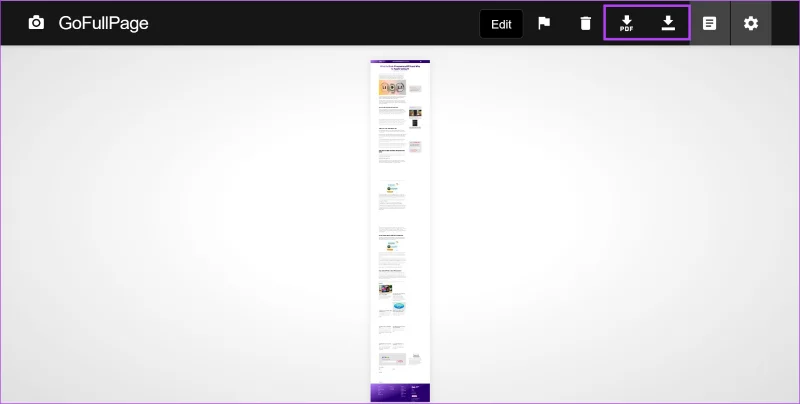 Comment prendre une capture d'écran pleine page sur Microsoft Edge