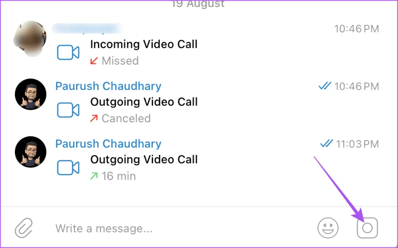 Come inviare videomessaggi su Telegram su dispositivi mobili e desktop