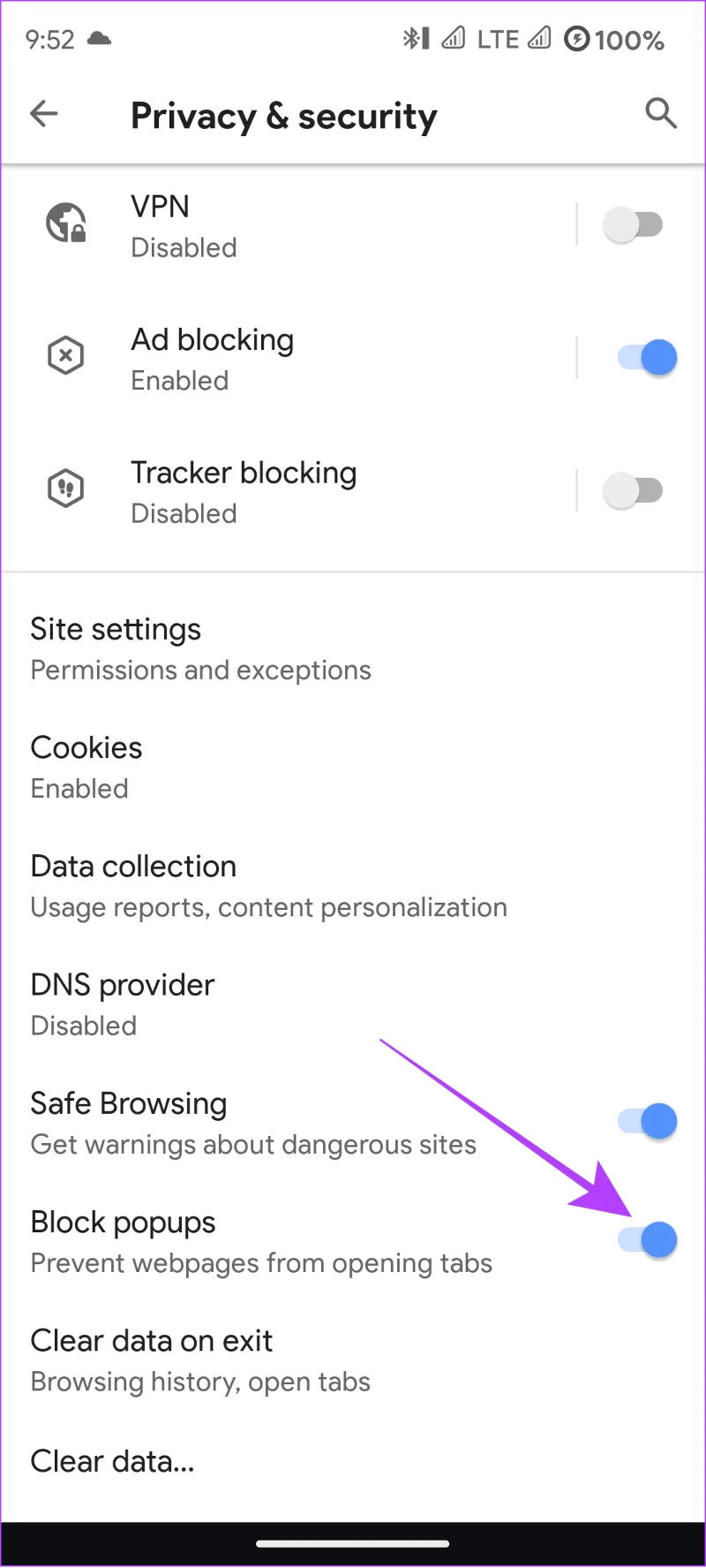 Come consentire o bloccare popup e reindirizzamenti su Opera
