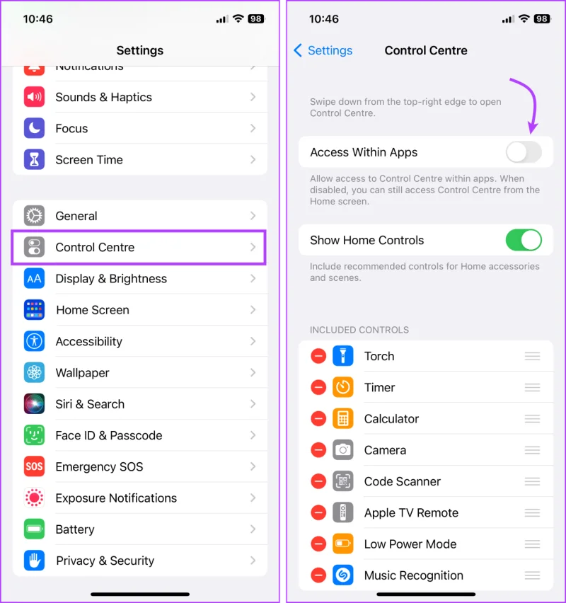 Hoe u het Control Center op het iPhone-vergrendelscherm kunt uitschakelen en waarom