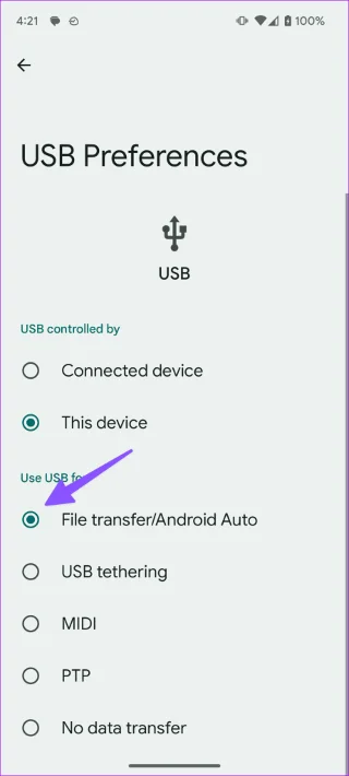 Top 8 manieren om te verhelpen dat een Android-telefoon niet wordt weergegeven op de Mac