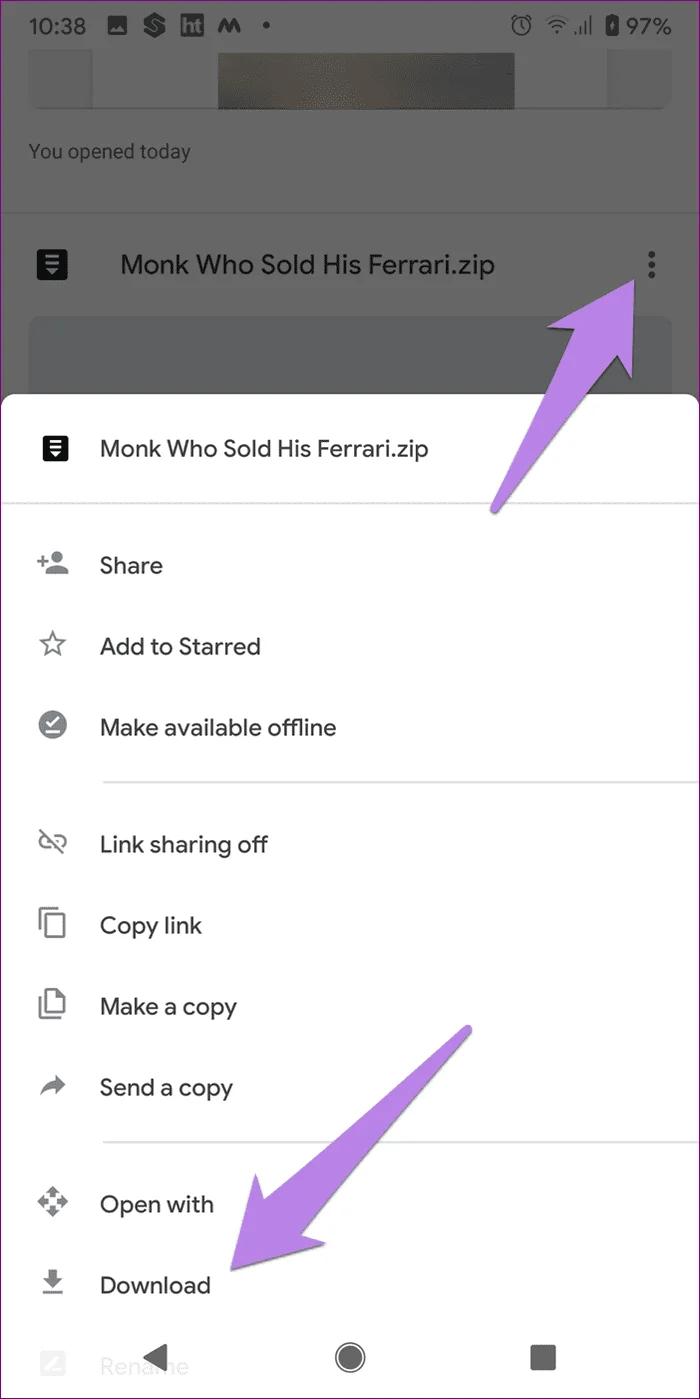 Come scaricare e salvare immagini da Google Docs su telefono e PC