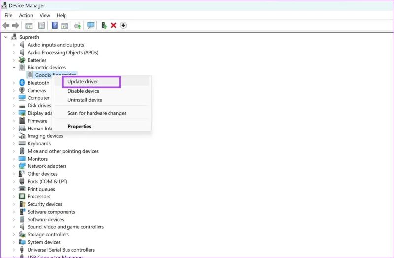 11 soluciones para la opción de huella digital de Windows Hello que no está disponible o no funciona