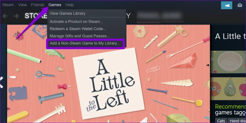 Comment ajouter ou supprimer des jeux non Steam de votre bibliothèque Steam
