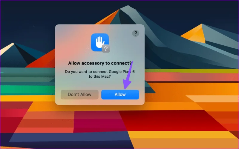 Top 8 manieren om te verhelpen dat een Android-telefoon niet wordt weergegeven op de Mac