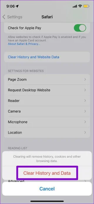 9 oplossingen voor 'Deze verbinding is niet privé' in Safari op iPhone en iPad