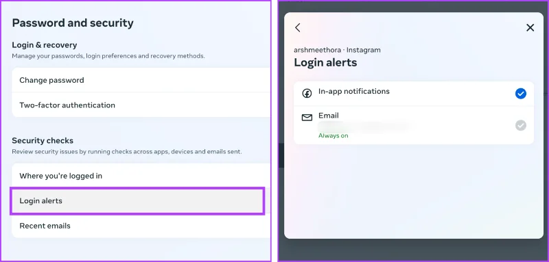 Comment examiner et supprimer des comptes Instagram d'autres appareils