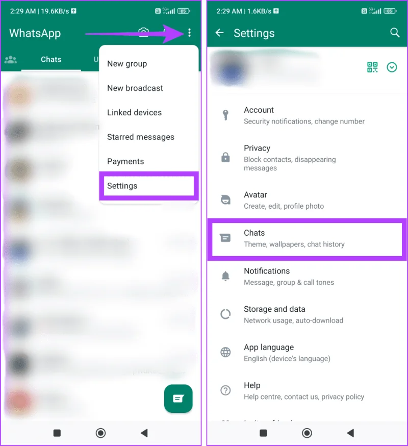Comment activer ou désactiver le cryptage de bout en bout pour la sauvegarde des discussions WhatsApp