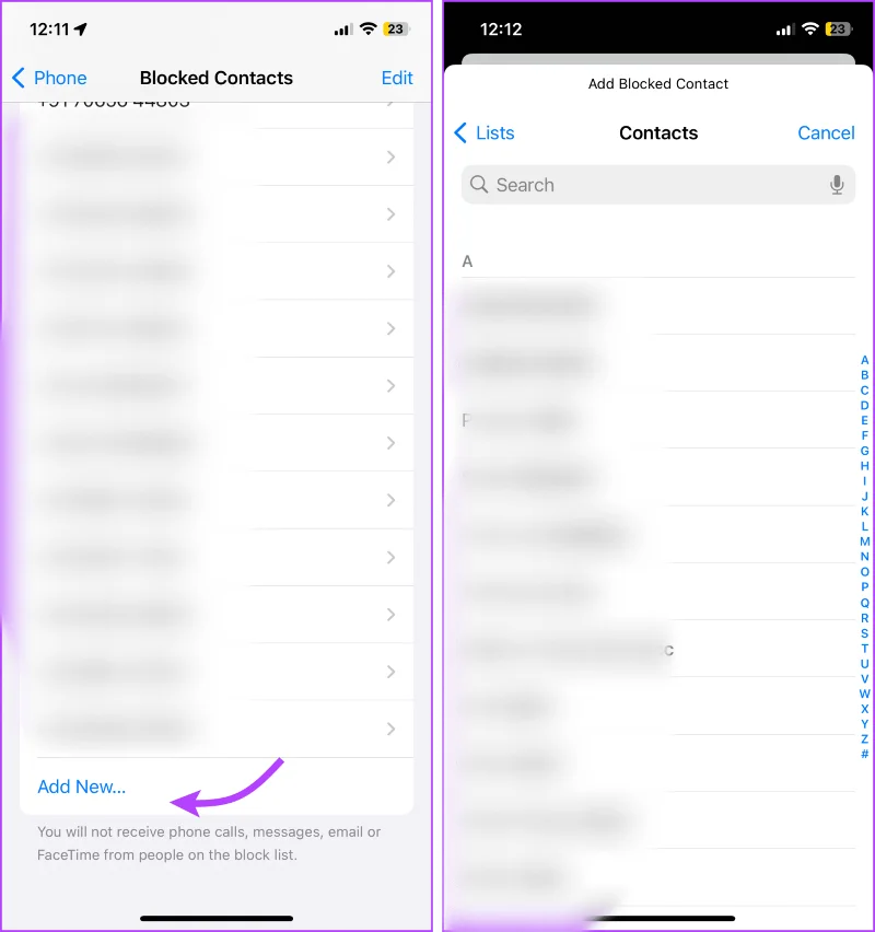 Wat er gebeurt als u iemand op een iPhone blokkeert