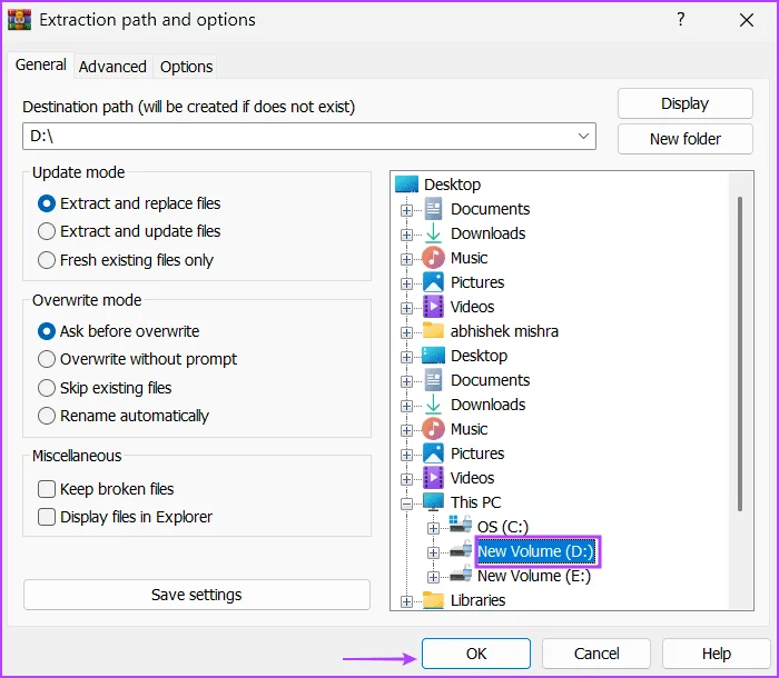 Las 6 soluciones principales para el error "Ruta demasiado larga" al extraer un archivo ZIP en Windows 10 y 11