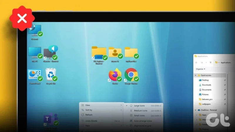 Cosa sono i segni di spunta verdi sulle icone del desktop e come rimuoverli