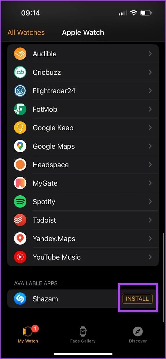 Come usare Shazam su Apple Watch