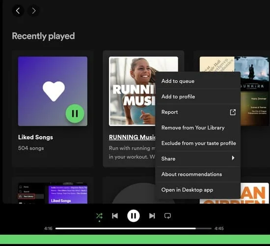 Spotify: Cum să vizualizezi istoricul de redare