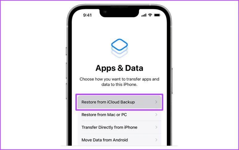 Herstelproces iCloud-back-up