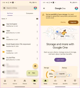 Google One e Google Drive: qual è la differenza