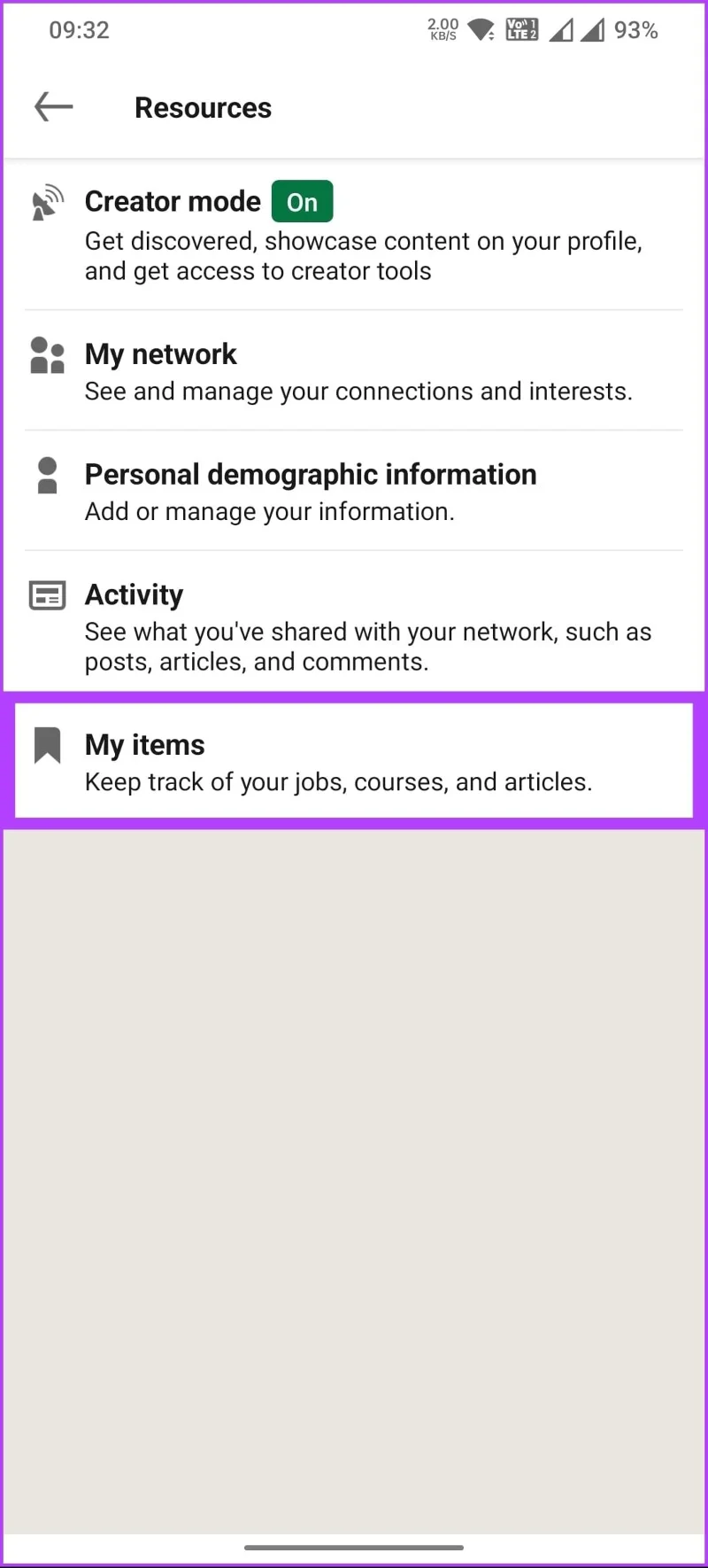 Comment trouver des publications et des emplois enregistrés sur LinkedIn