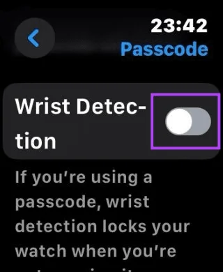 Comment activer ou désactiver la détection du poignet sur Apple Watch