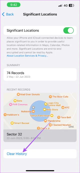 Locatiegeschiedenis controleren op iPhone, iPad en Mac