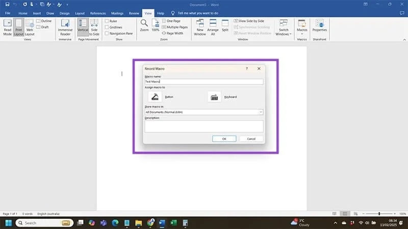 Hoe een macro te maken in Word