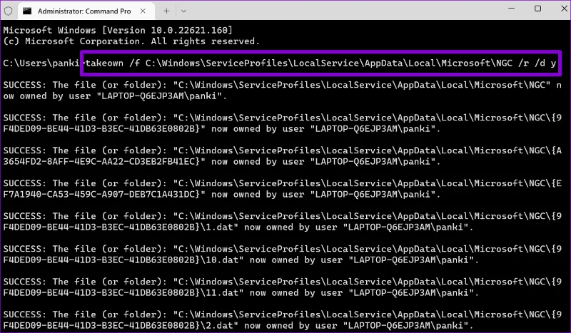 Seis formas de solucionar la imposibilidad de cambiar el PIN de inicio de sesión en Windows