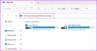 5 formas rápidas de comprobar la versión de .NET Framework en Windows 10 y Windows 11