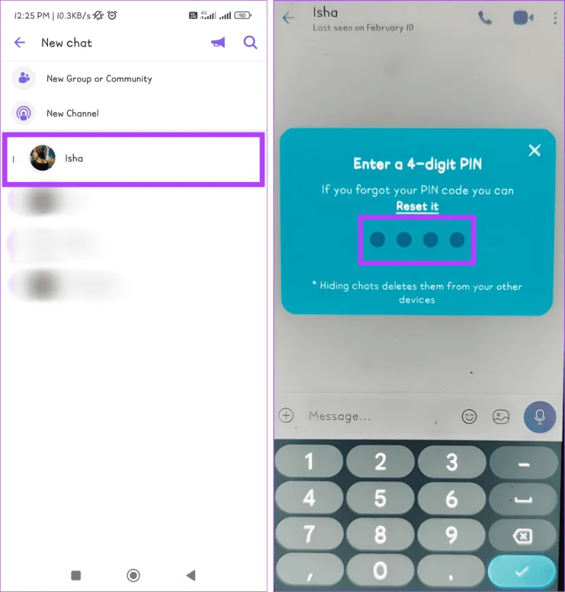 Come nascondere e mostrare le chat di Viber sul cellulare