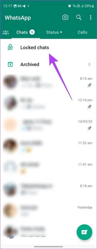 5 วิธีในการซ่อนการแชท WhatsApp