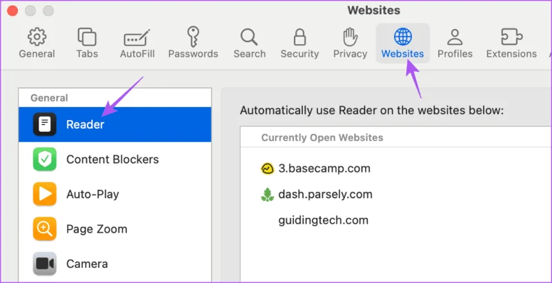 7 migliori soluzioni per la modalità Reader che non funziona in Safari