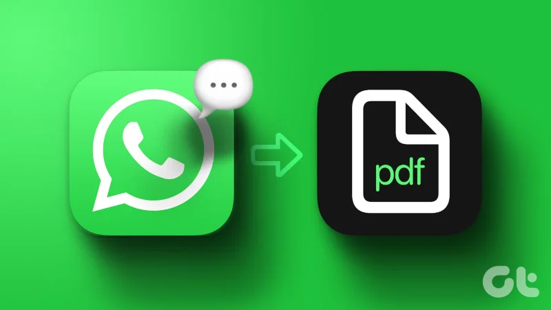 วิธีส่งออกแชท WhatsApp เป็น PDF บน Android หรือ iOS