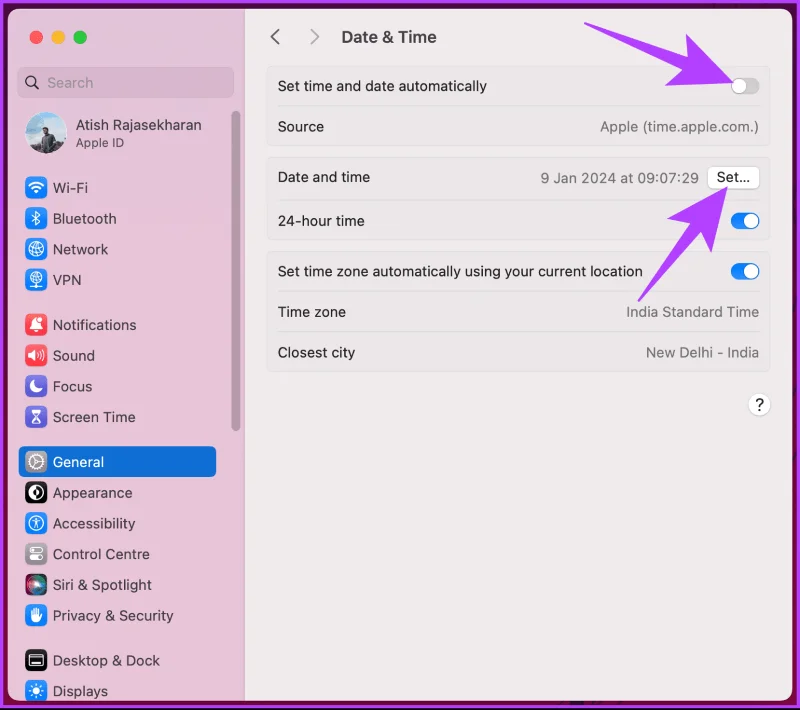 6 façons de corriger la mauvaise date et heure sur Mac