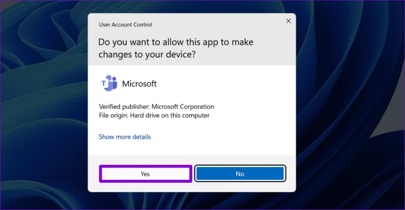 Las 7 soluciones principales para un problema de error en Microsoft Teams en Windows
