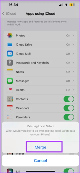 Safari-tabbladen bekijken vanaf een andere iPhone of iPad