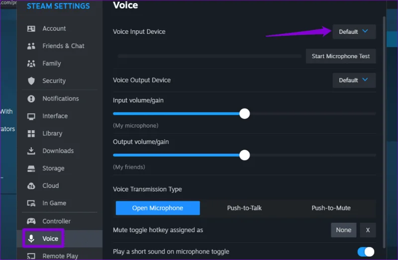 Las 7 mejores formas de arreglar el chat de voz que no funciona en Steam para Windows