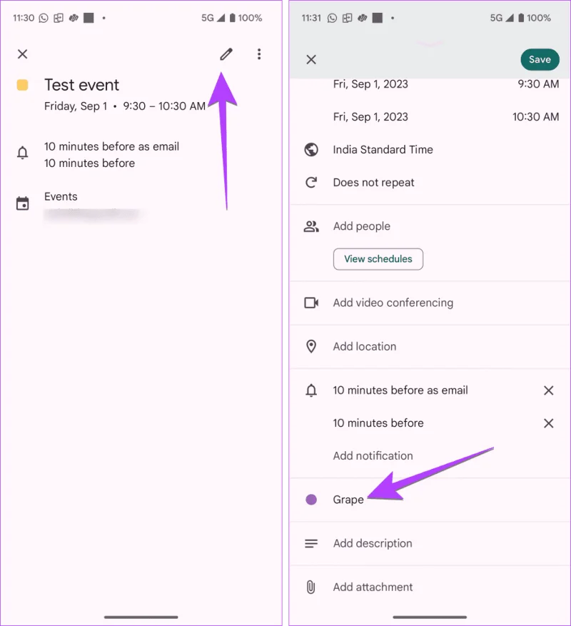 3 manieren om kleuren te veranderen in Google Agenda