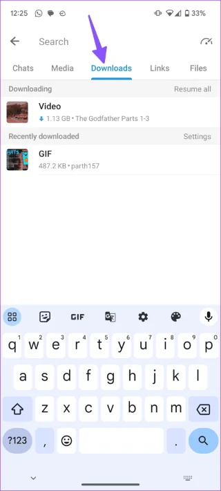 Comment gérer les téléchargements dans Telegram