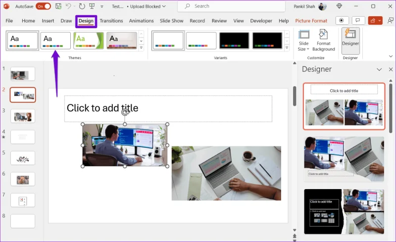 5 correções para o Designer não funcionar no Microsoft PowerPoint no Windows