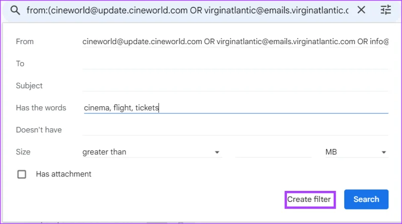 Comment créer des règles pour filtrer les e-mails dans Gmail