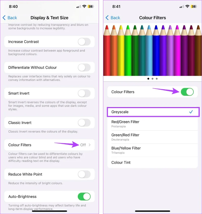 6 façons simples d'activer les niveaux de gris sur iPhone et iPad