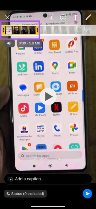Comment télécharger des vidéos d'état WhatsApp de plus de 30 secondes