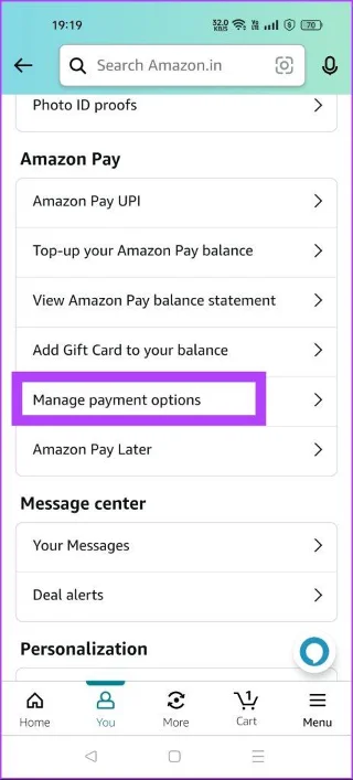 So löschen Sie eine Kreditkarte von Amazon