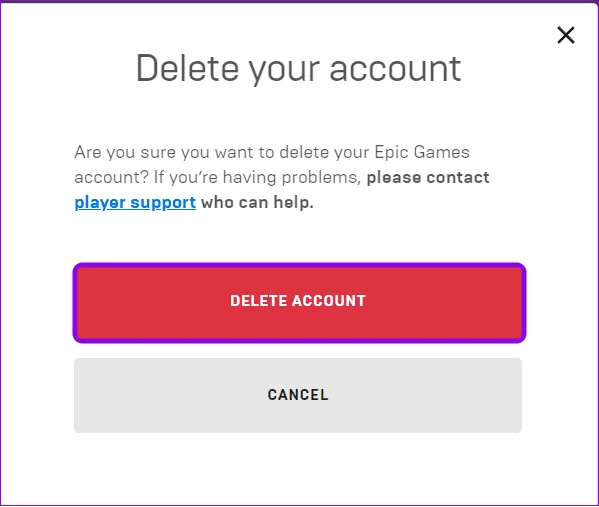 Come eliminare un account Fortnite su tutte le piattaforme