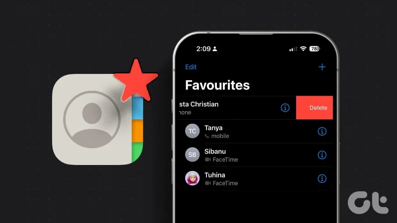Cómo agregar o eliminar contactos de favoritos en iPhone